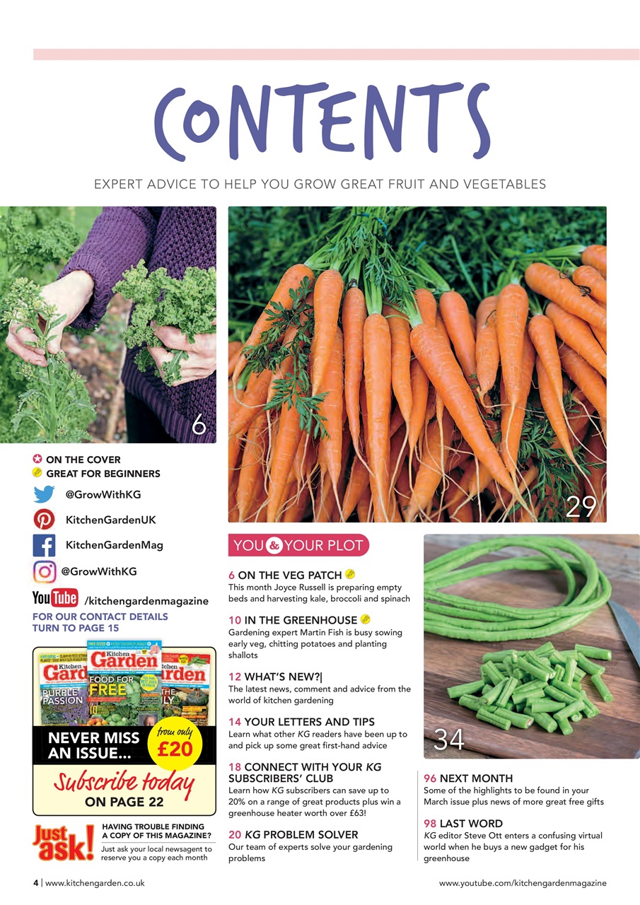 Kitchen Garden Magazine Preview Pages