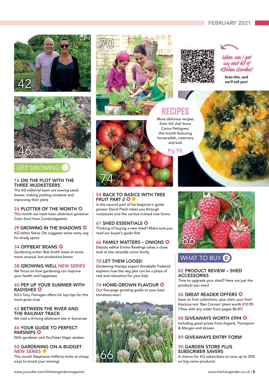 Kitchen Garden Magazine Preview Pages