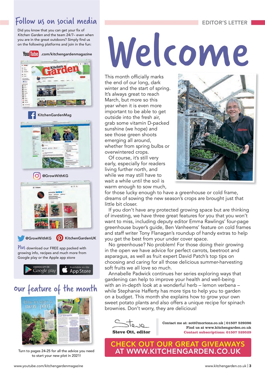 Kitchen Garden Magazine Preview Pages