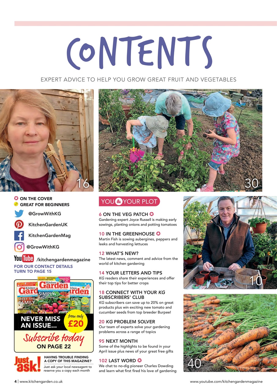 Kitchen Garden Magazine Preview Pages