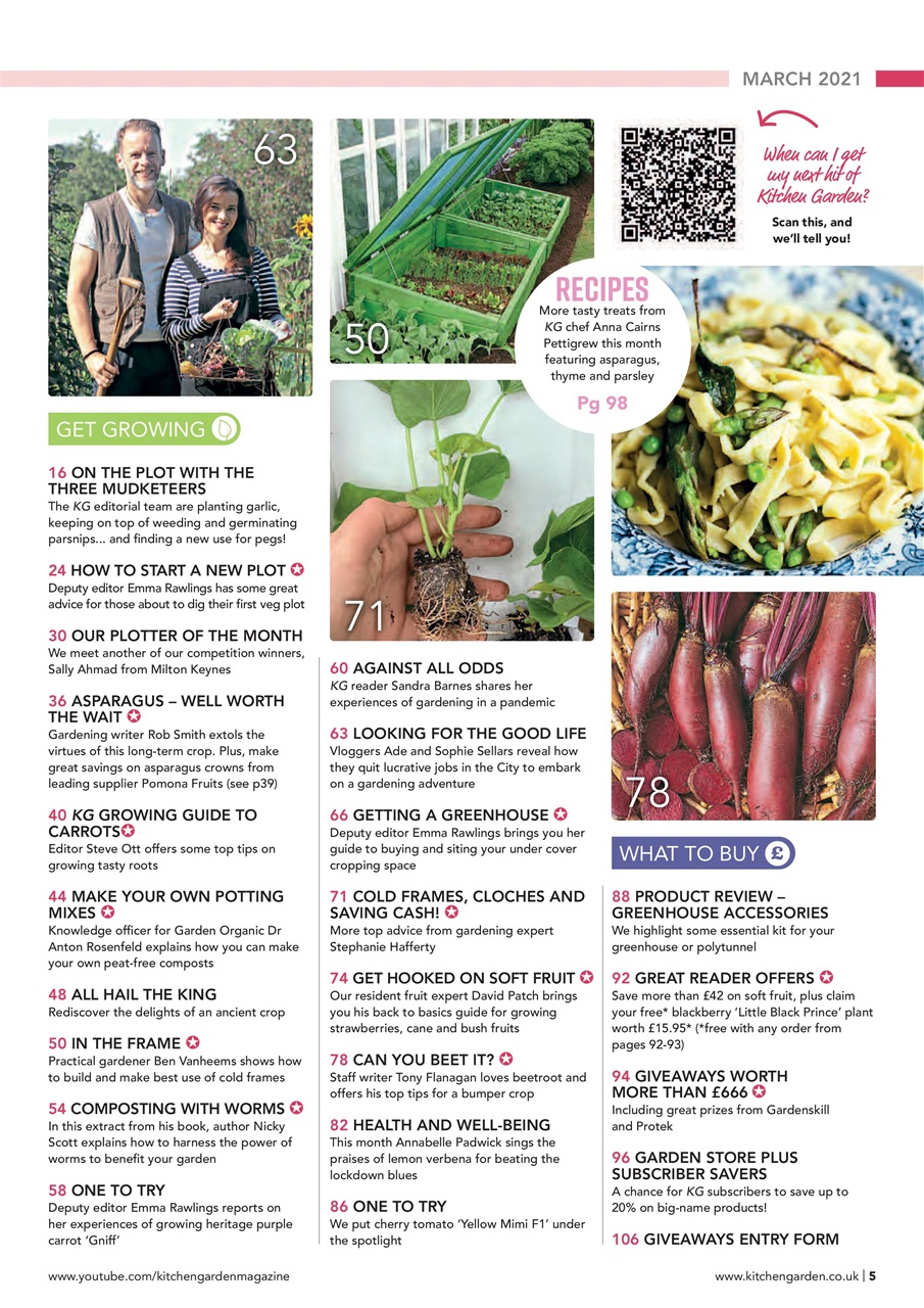 Kitchen Garden Magazine Preview Pages