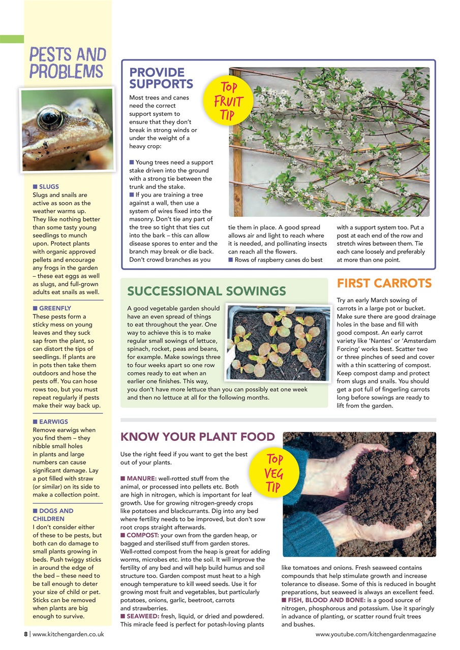 Kitchen Garden Magazine Preview Pages