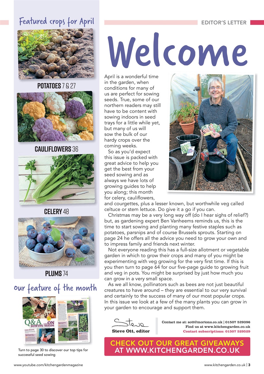 Kitchen Garden Magazine Preview Pages