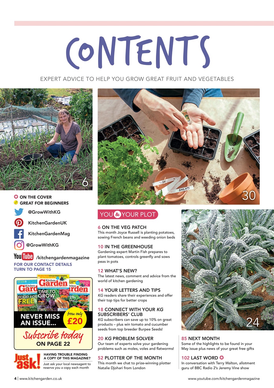 Kitchen Garden Magazine Preview Pages