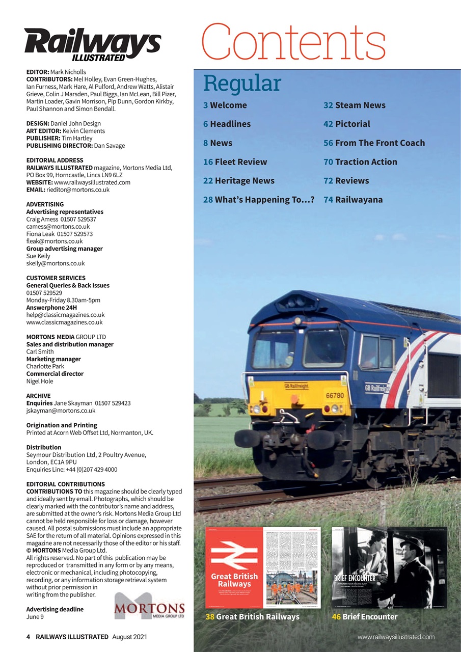 Railways Illustrated Preview Pages