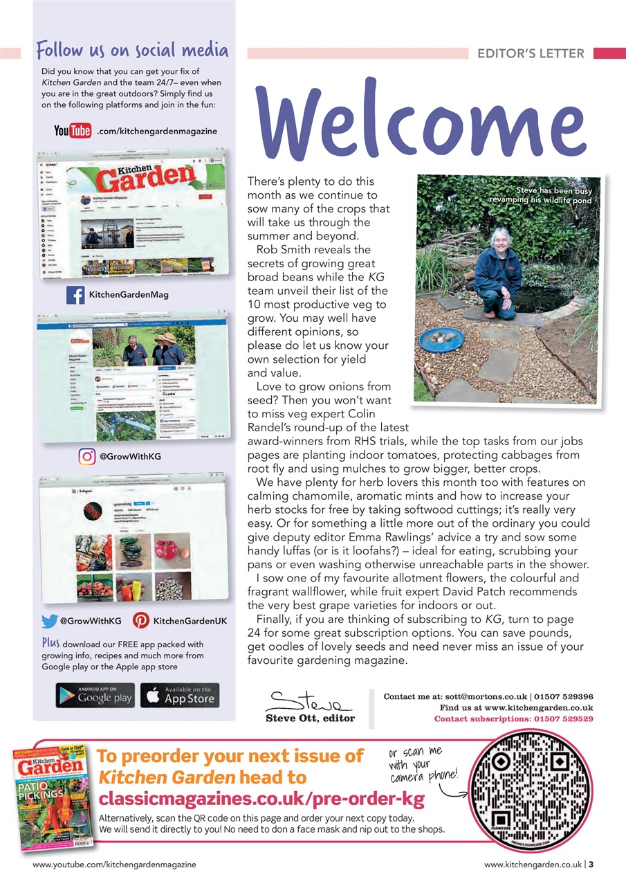 Kitchen Garden Magazine Preview Pages