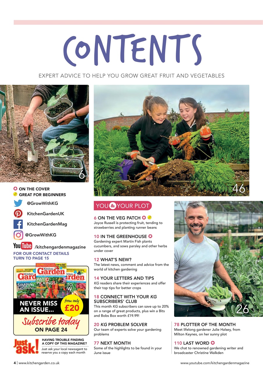 Kitchen Garden Magazine Preview Pages