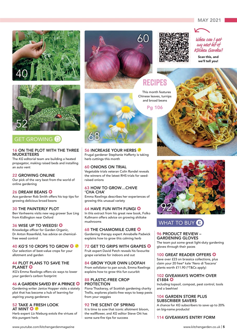 Kitchen Garden Magazine Preview Pages