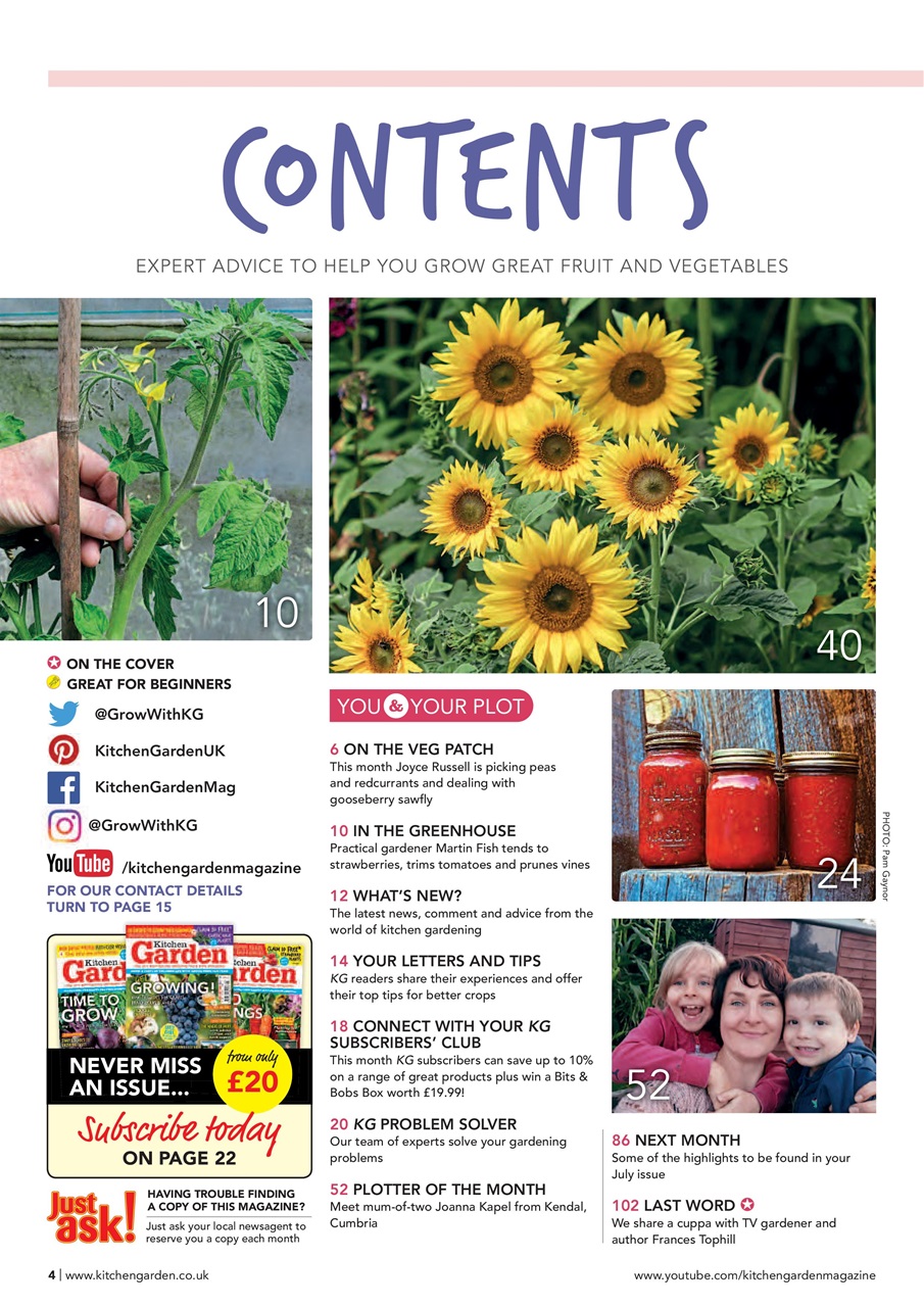 Kitchen Garden Magazine Preview Pages