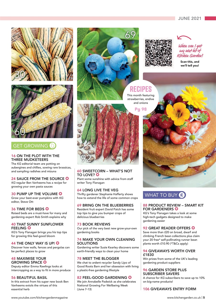 Kitchen Garden Magazine Preview Pages