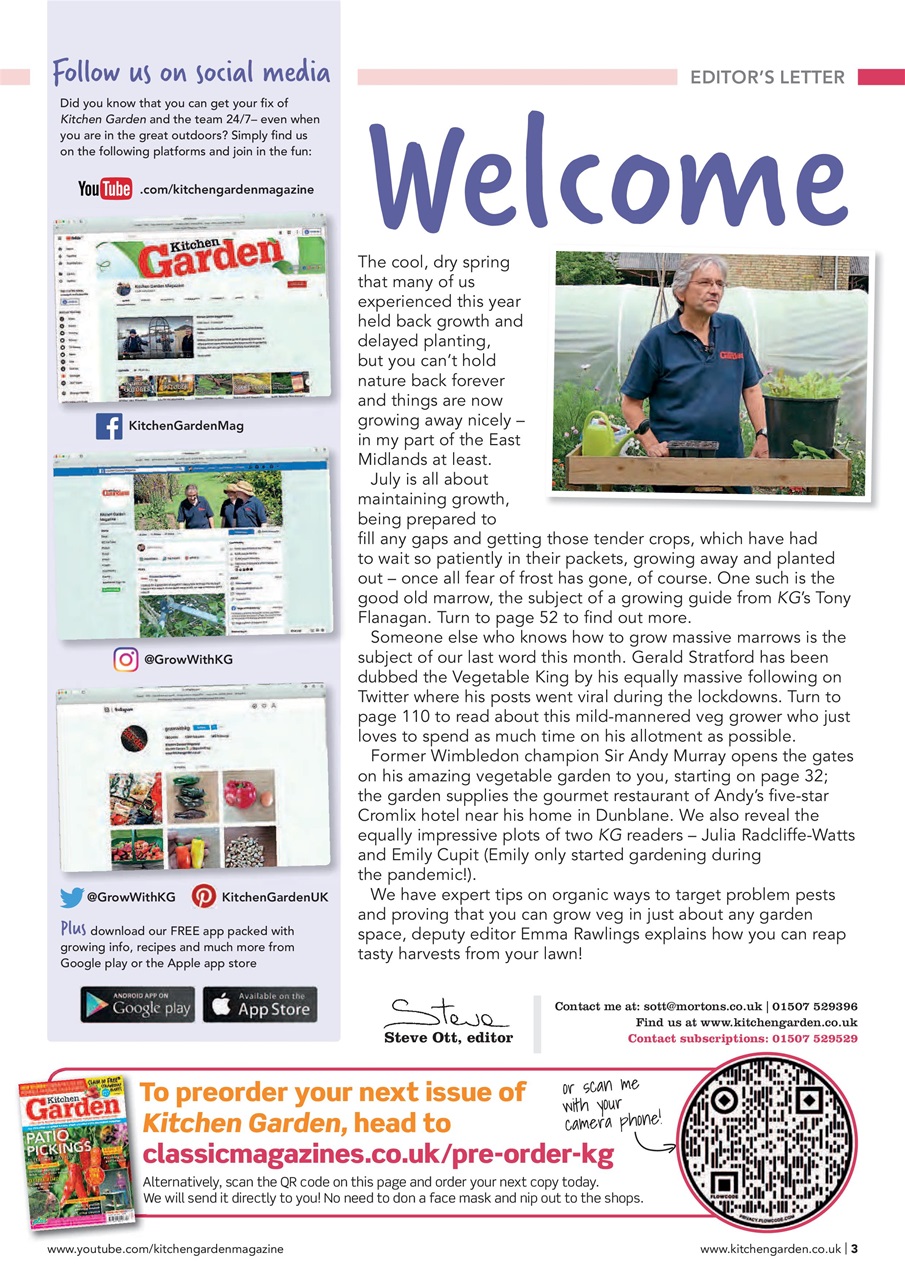 Kitchen Garden Magazine Preview Pages