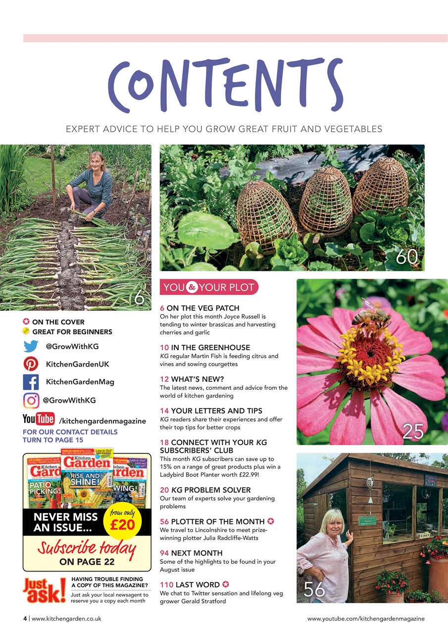 Kitchen Garden Magazine Preview Pages