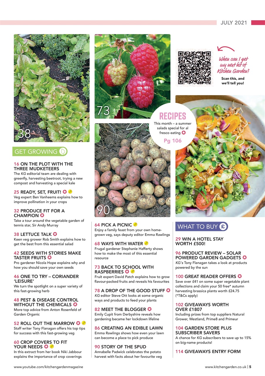Kitchen Garden Magazine Preview Pages