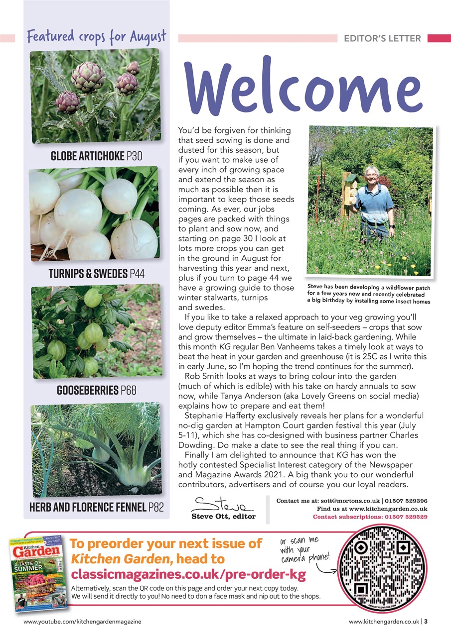 Kitchen Garden Magazine Preview Pages