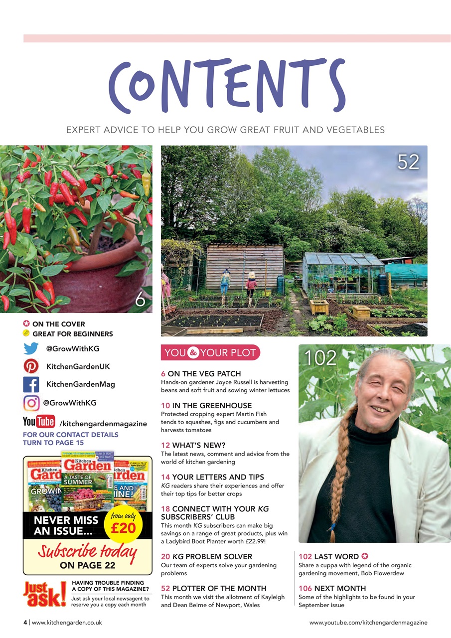 Kitchen Garden Magazine Preview Pages