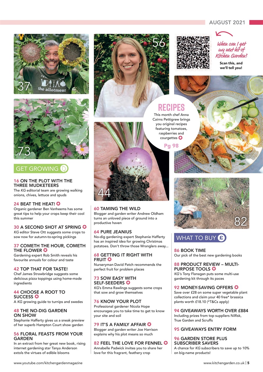 Kitchen Garden Magazine Preview Pages