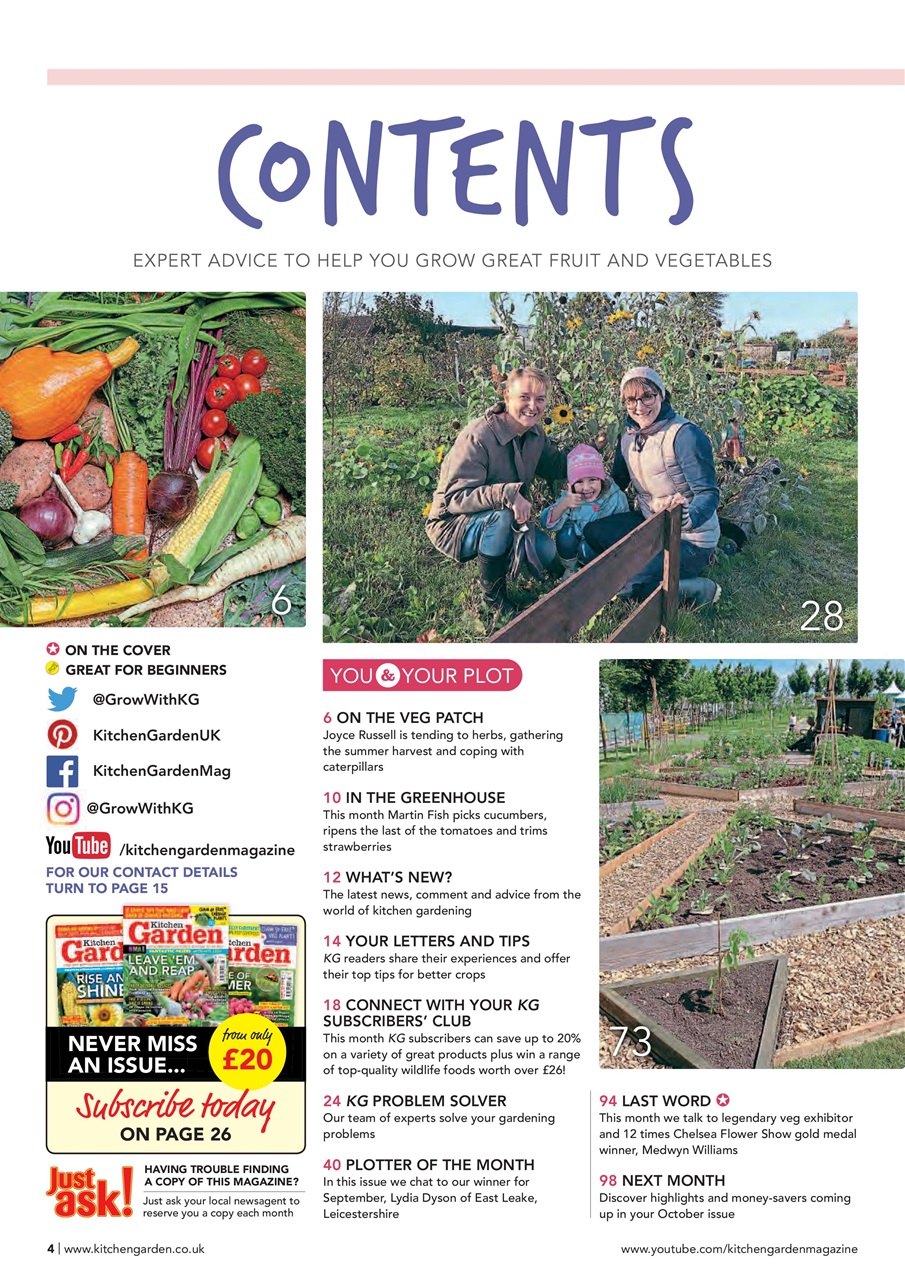 Kitchen Garden Magazine Preview Pages