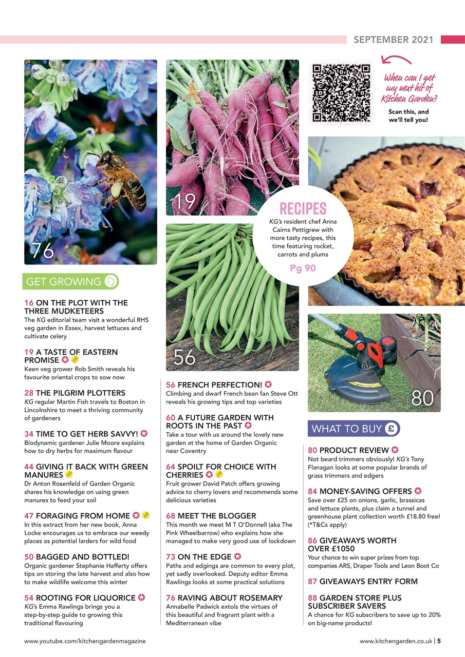 Kitchen Garden Magazine Preview Pages