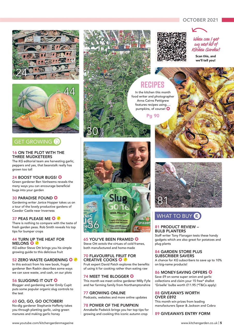Kitchen Garden Magazine Preview Pages