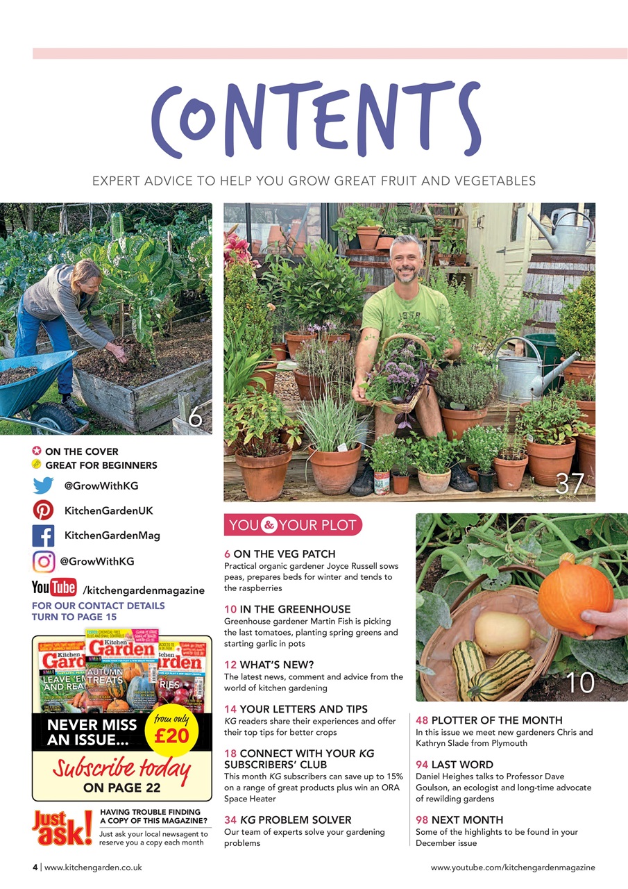 Kitchen Garden Magazine Preview Pages