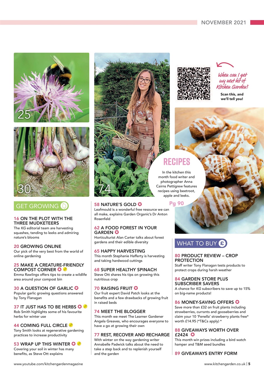 Kitchen Garden Magazine Preview Pages