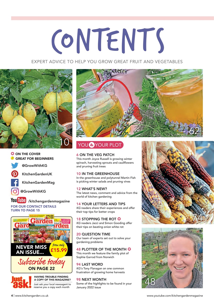 Kitchen Garden Magazine Preview Pages