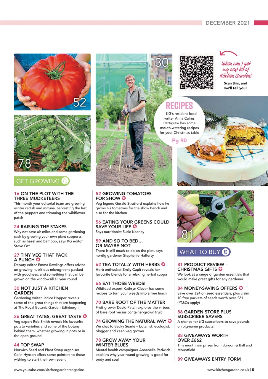 Kitchen Garden Magazine Preview Pages