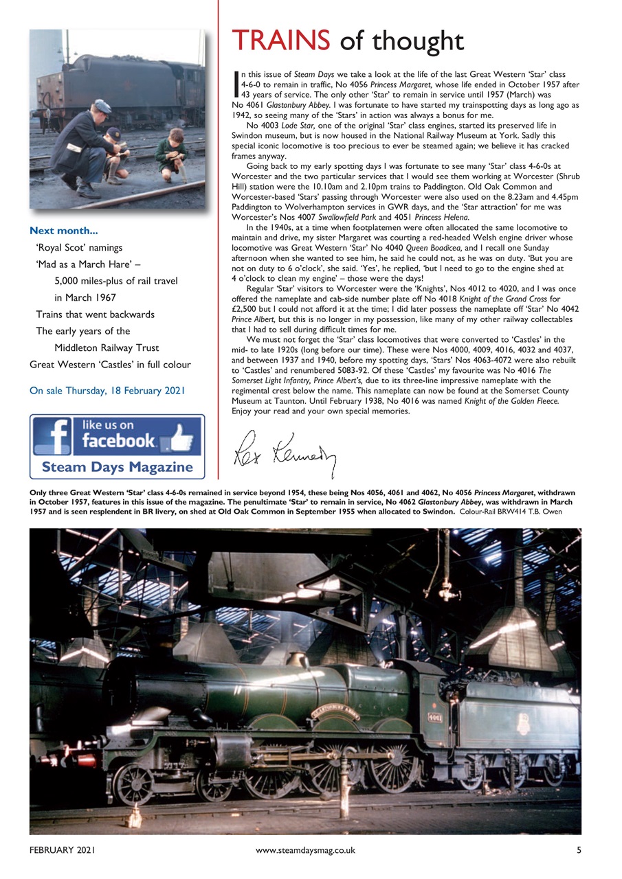 Steam Days Preview Pages