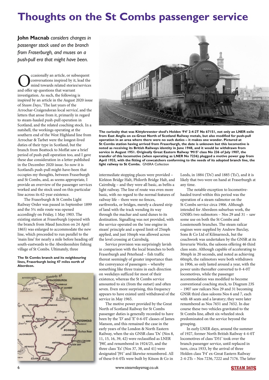 Steam Days Preview Pages