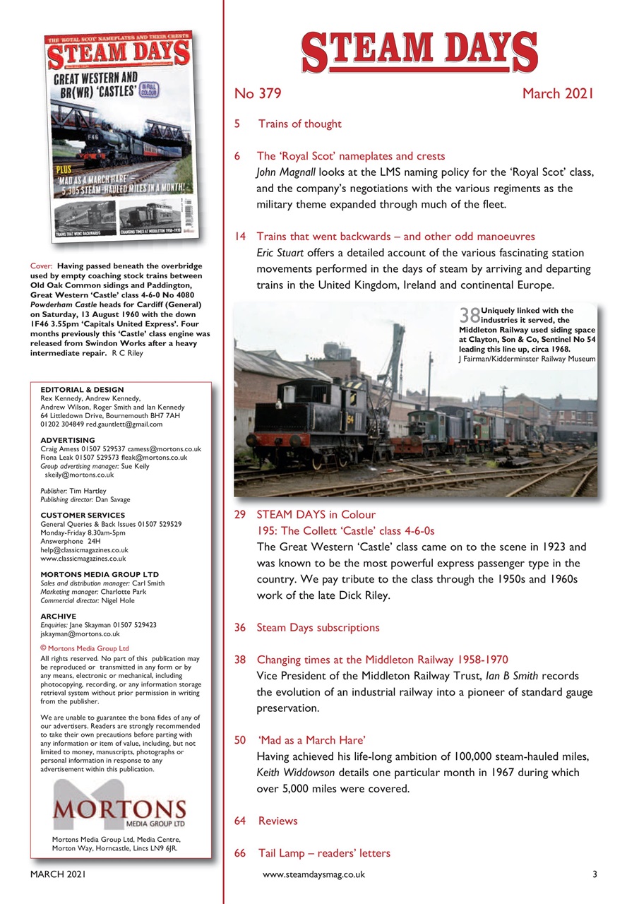 Steam Days Preview Pages