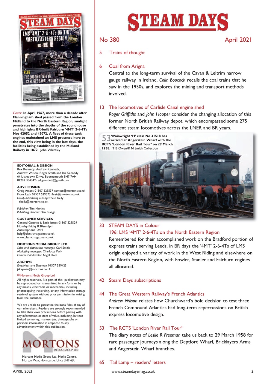 Steam Days Preview Pages