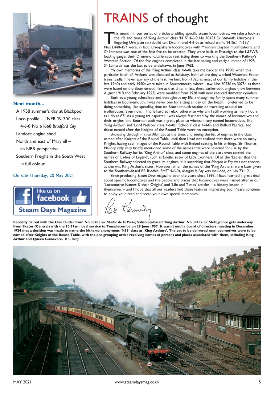 Steam Days Preview Pages