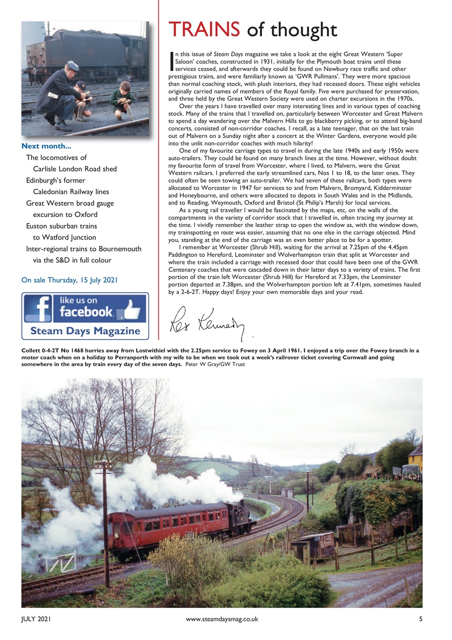 Steam Days Preview Pages