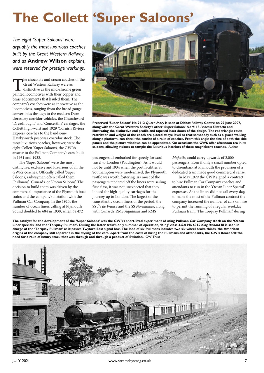 Steam Days Preview Pages