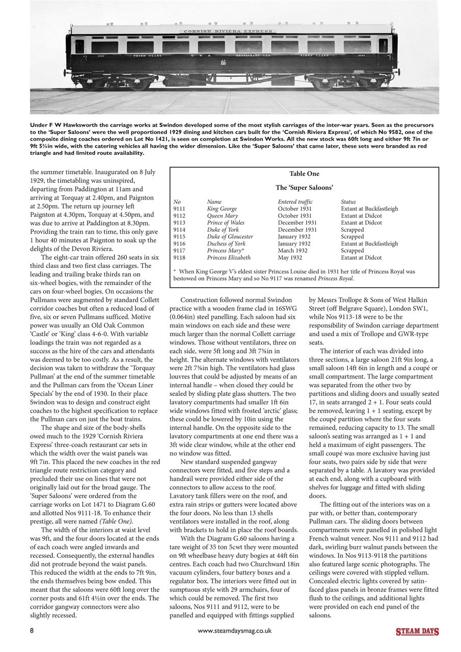 Steam Days Preview Pages