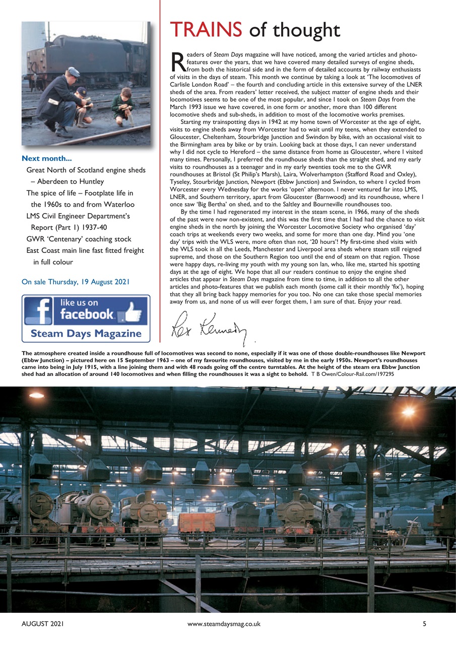 Steam Days Preview Pages