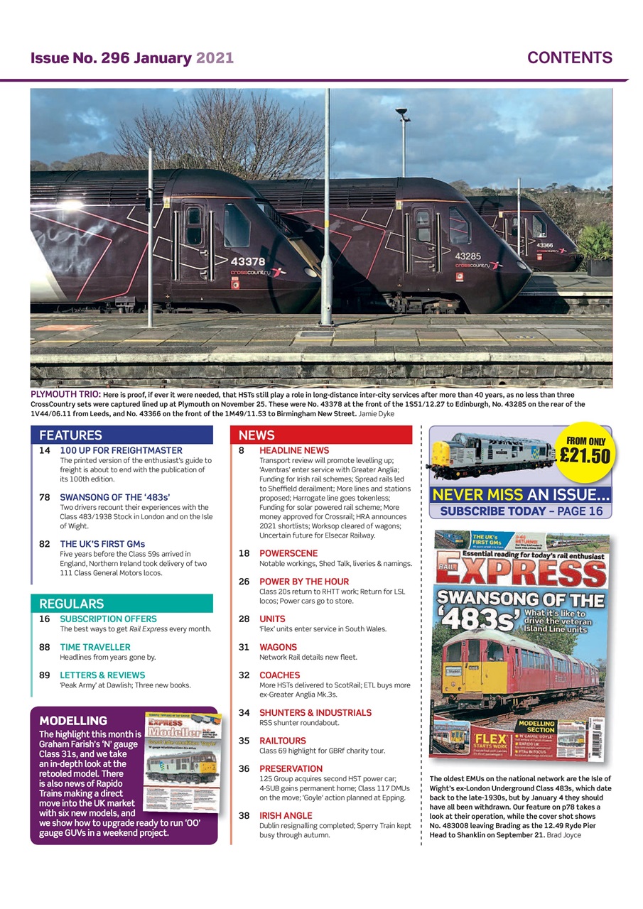 Rail Express Preview Pages