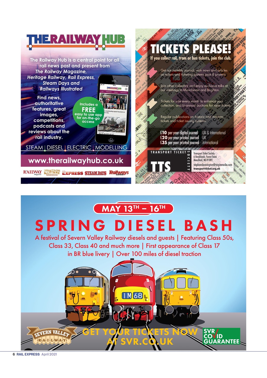 Rail Express Preview Pages