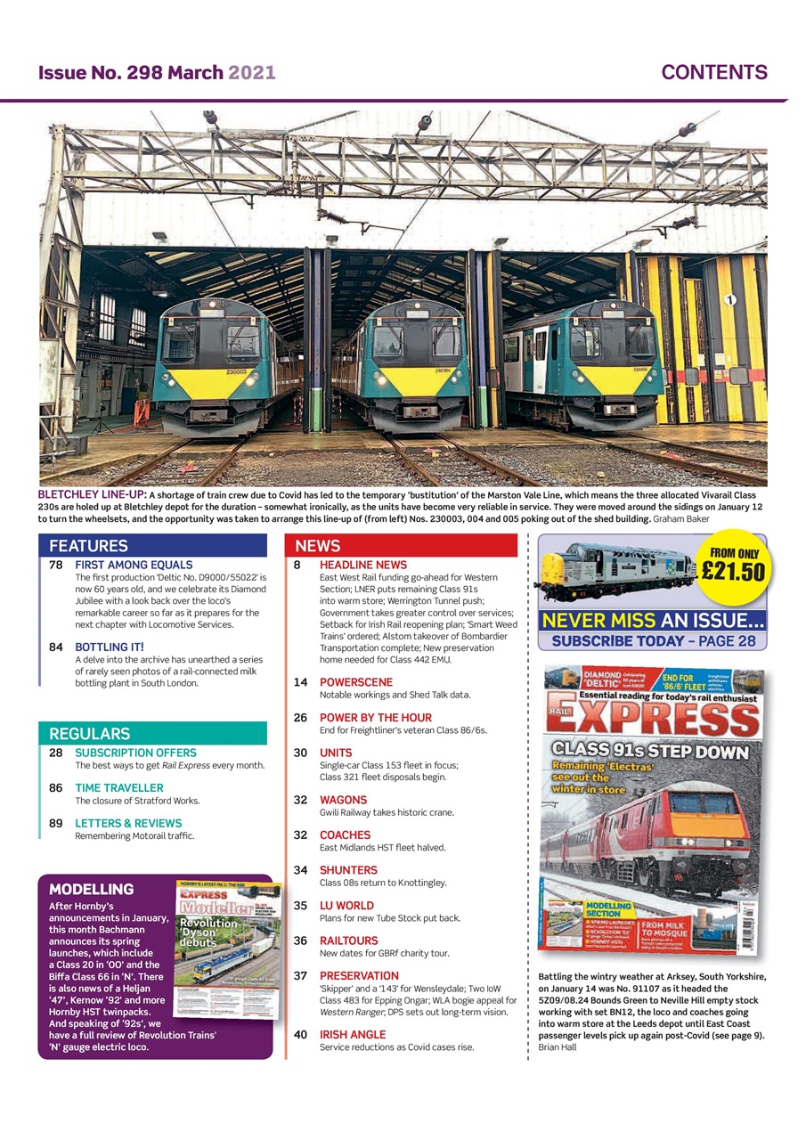 Rail Express Preview Pages