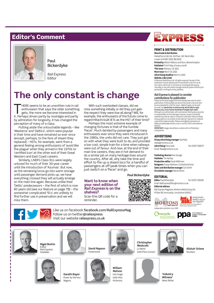 Rail Express Preview Pages