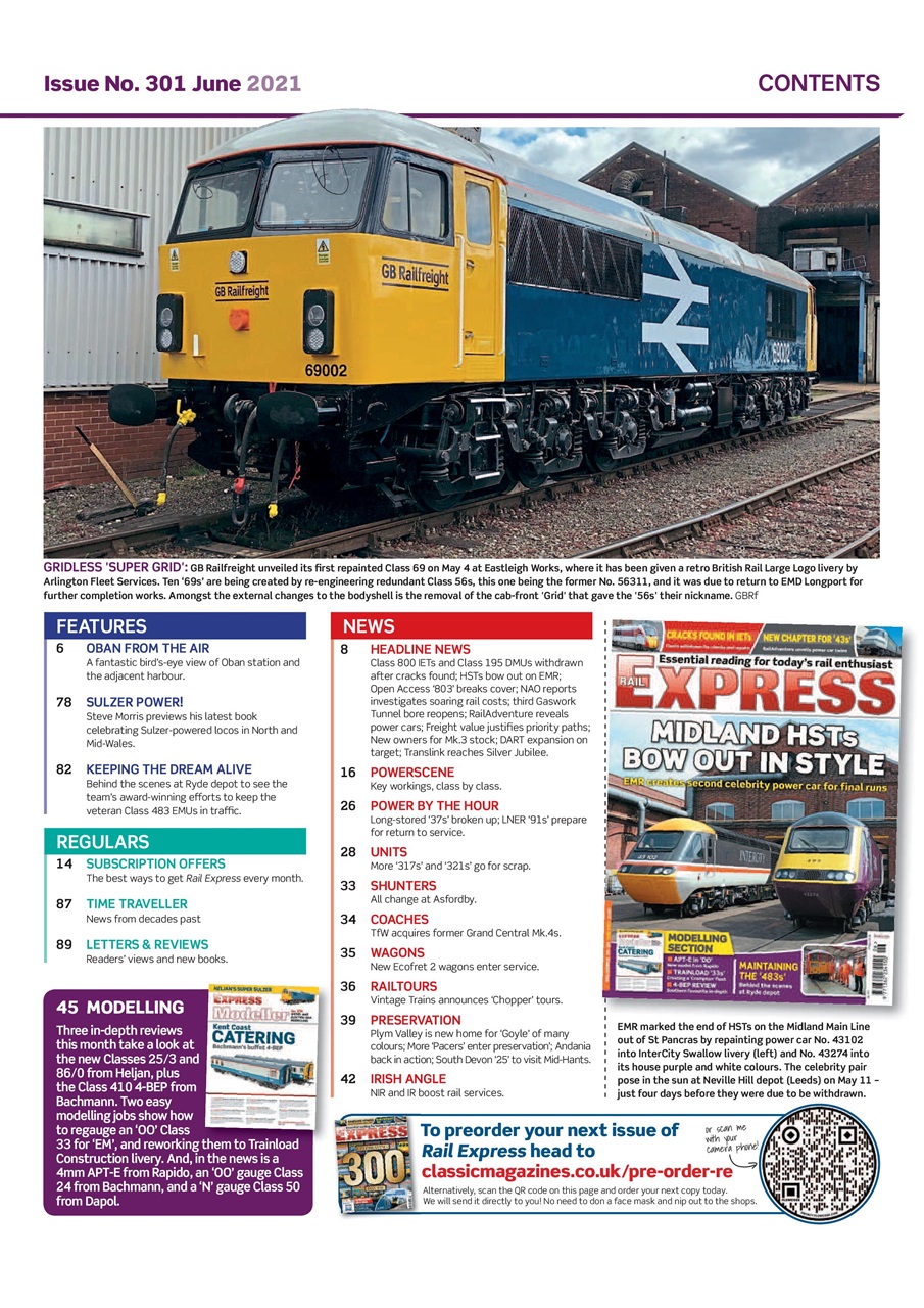 Rail Express Preview Pages