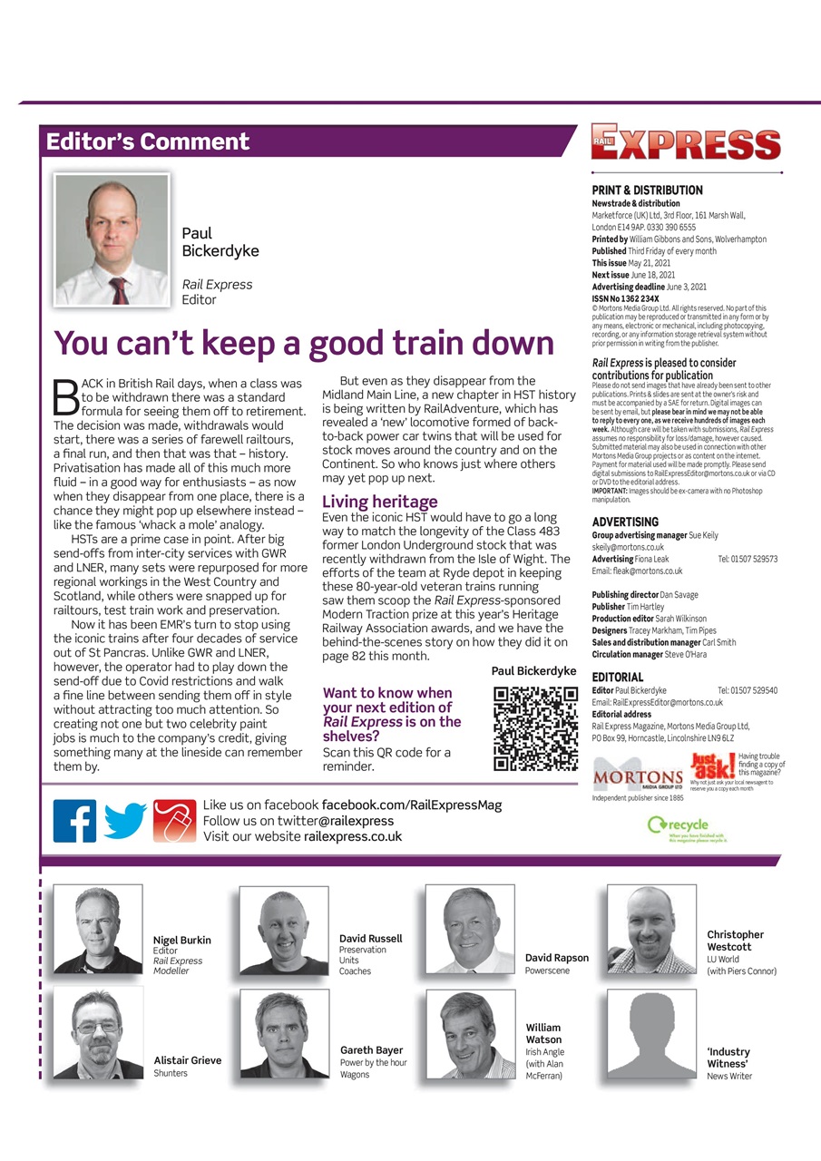 Rail Express Preview Pages
