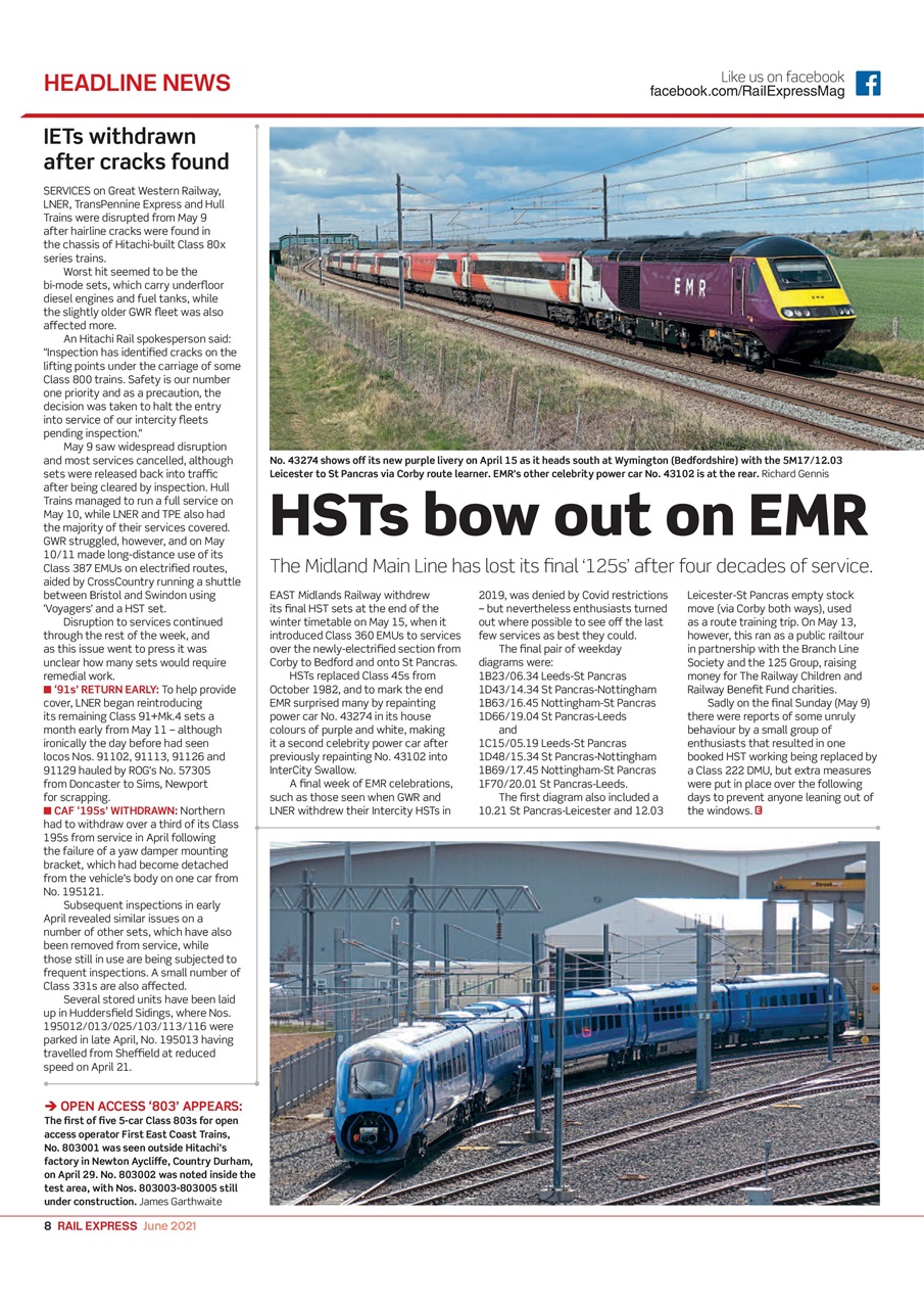 Rail Express Preview Pages