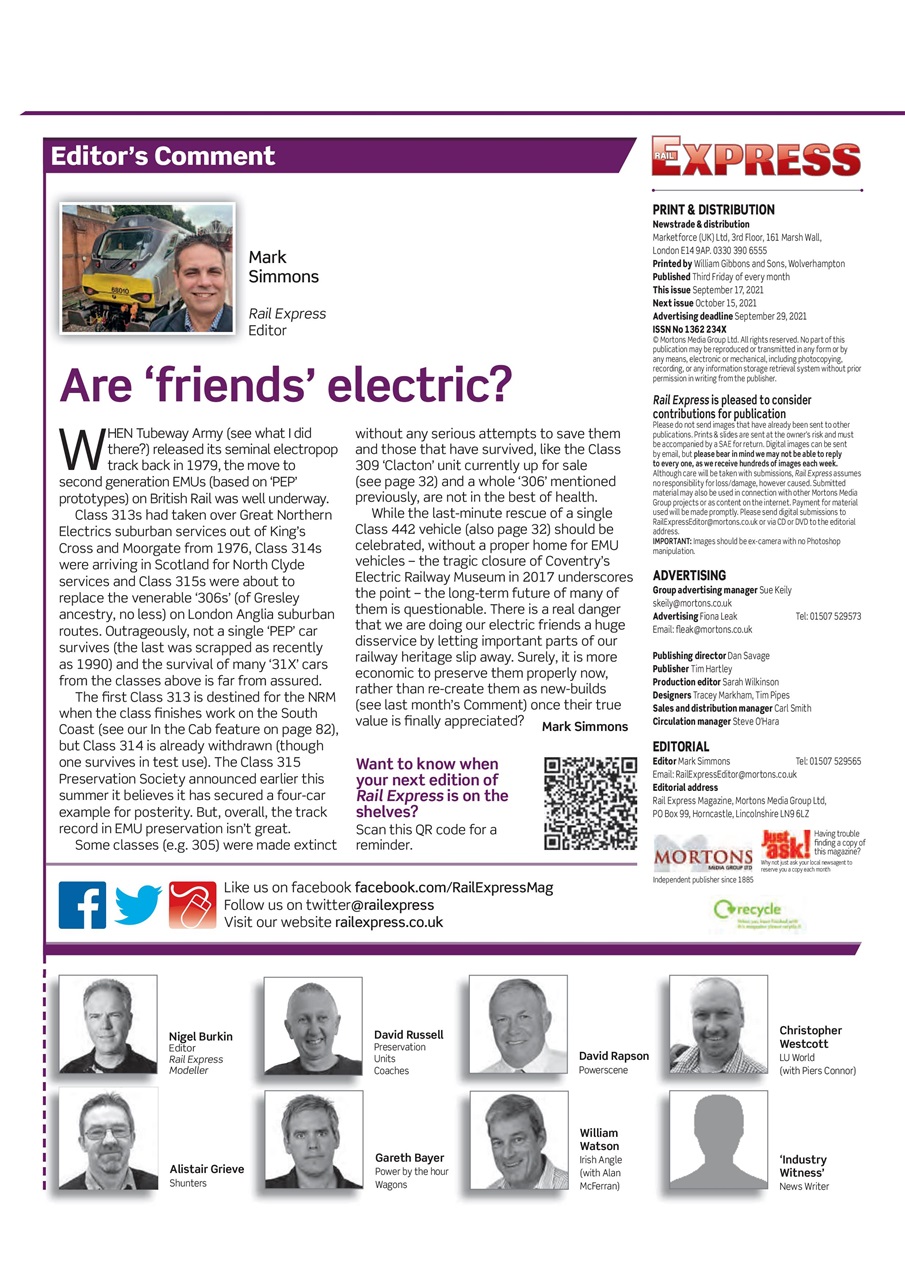 Rail Express Preview Pages