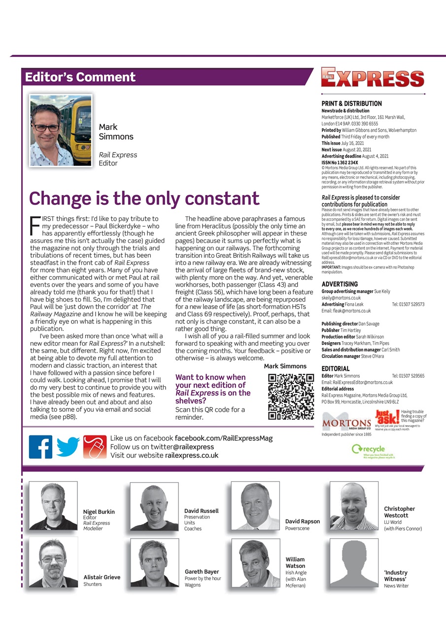 Rail Express Preview Pages