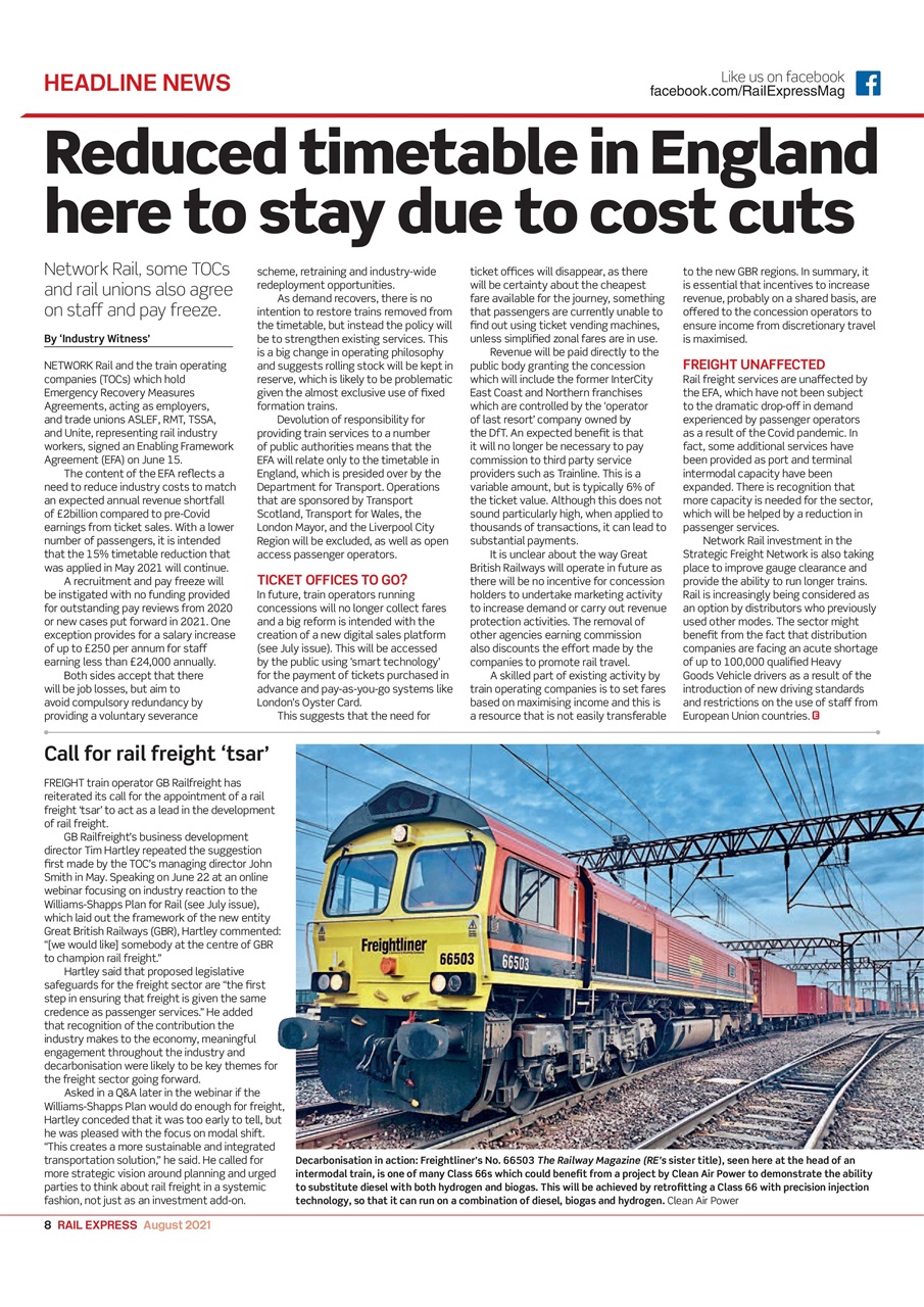 Rail Express Preview Pages