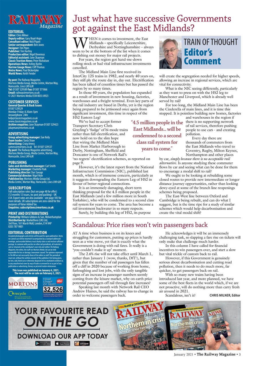 Railway Magazine Preview Pages