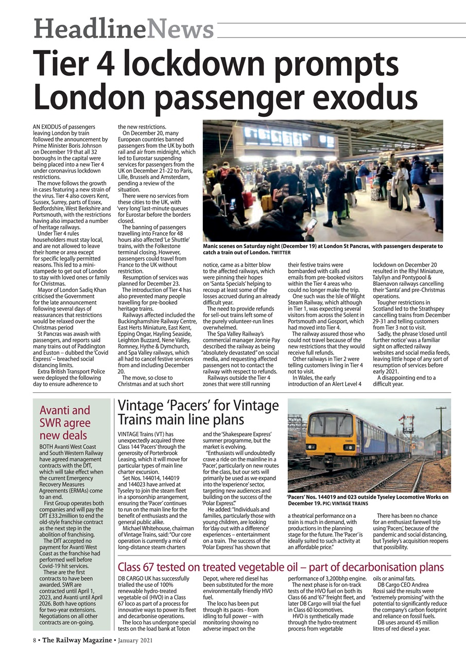 Railway Magazine Preview Pages