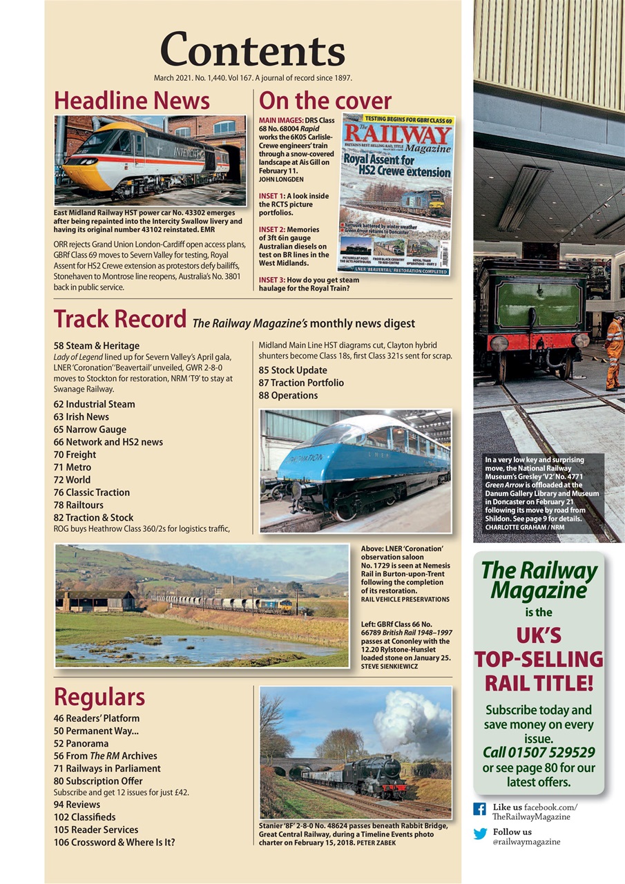 Railway Magazine Preview Pages