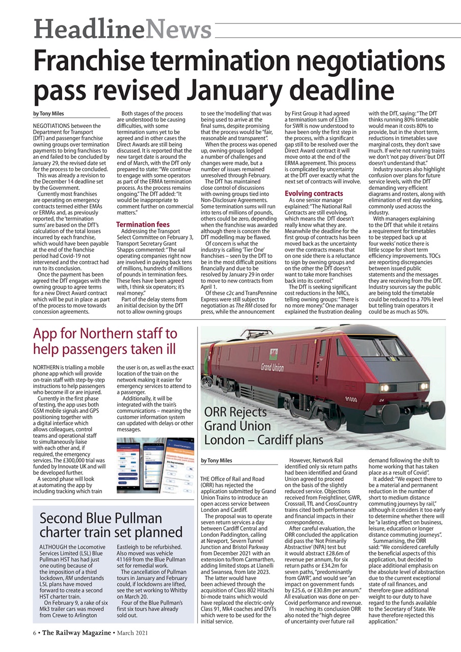 Railway Magazine Preview Pages